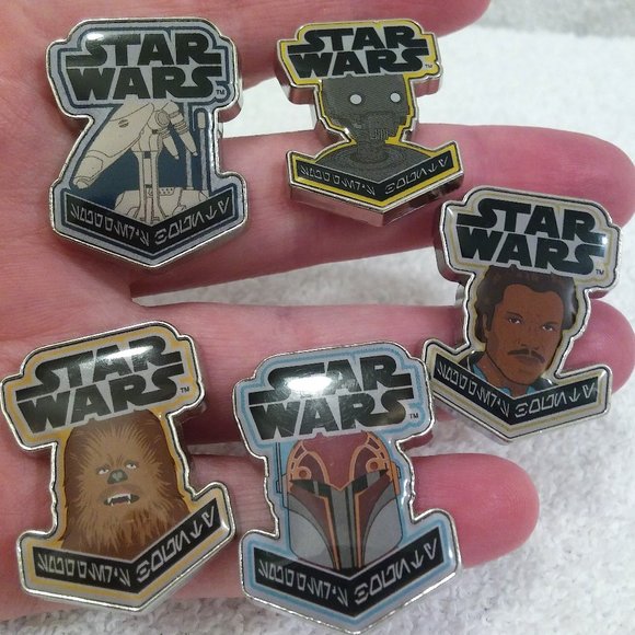 *FINAL PRICE*Funko Star Wars Pins Set of 5 - Picture 1 of 7